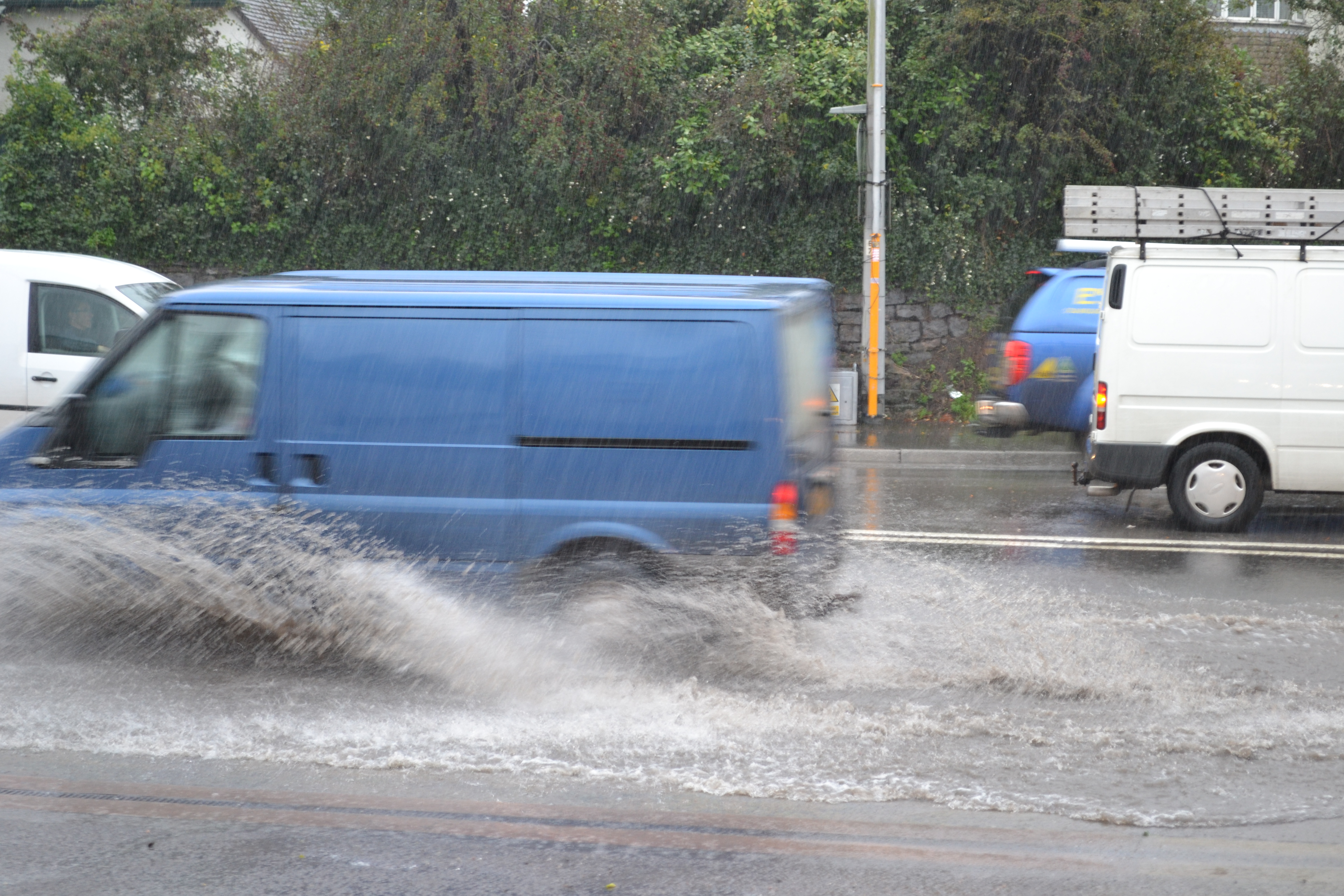 Downpours make journeys home difficult for drivers The Exeter Daily
